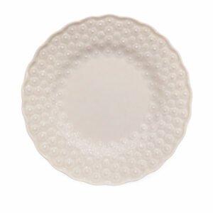 PLATO POSTRE COLOR CREMA