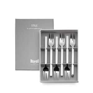 SET 6 TENEDORES PARA TORTA