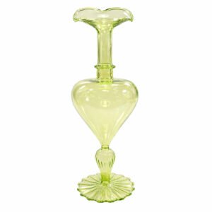 FLORERO UNIFLOR VIDRIO VERDE