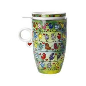 TAZA MUG BIRDS ON A WIRE