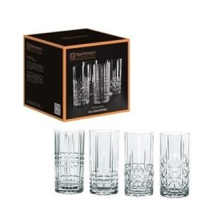 SET 4 VASOS ALTOS SURTIDOS
