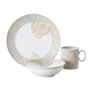 VAJILLA PARA BEBE SET COLOR CELESTE