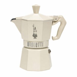 CAFETERA MOKA MEDIANA BLANCA