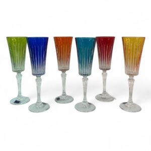 SET X 6 COPAS FLUT