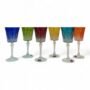 SET X 6 COPAS DE COLORES PARA AGUA