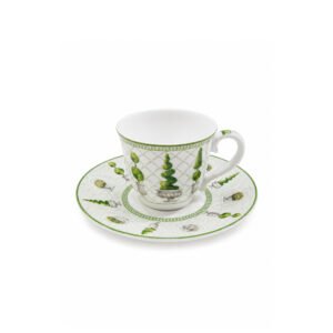 SET 2 TAZAS DE CAFÉ CON PLATO