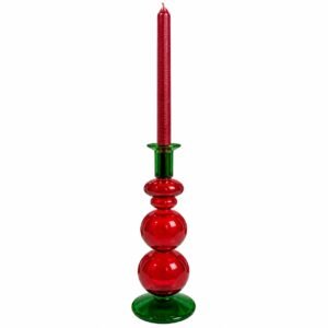CANDELABRO EN VIDRIO SOPLADO