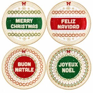 SET X 4 PLATOS DE POSTRE